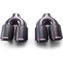 Akrapovic Akrapoviç Egzoz Ucu 90 mm Çiftli Sağ-Sol Set