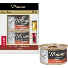 Miamor Pastete Ciğerli Ezme Kedi Konservesi 24X85 gr