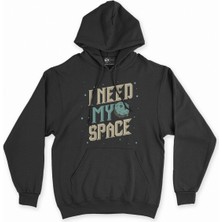 Cix I Need My Space Siyah Kapşonlu Sweatshirt Hoodie