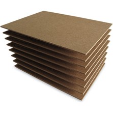 Hobialem 10 Adet Duralit 35x50 Cm Mdf 3 mm Ahşap Levha Resim Altlığı