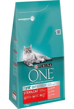 Purina One Sterilised Somonlu Kısırlaştırılmış Kedi Maması 1.5 kg x 2 Adet