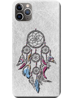 Hesaplı Dünya iPhone 11 Pro Max Kılıf Düş Kapanı Dreamcatcher Baskılı Esnek Tpu SILIKON822