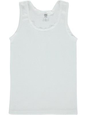 Civil Kız Çocuk Atlet 2-12 Yaş Beyaz