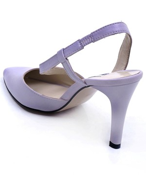 Ustalar Ayakkabı Çanta Lila Kadın Topuklu Stiletto Ayakkabı 039.021