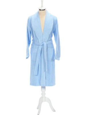 Özdilek Bornoz Tekli Trendy Şalyaka Açık Mavi Xl