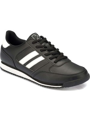 Kinetix Tramor Pu 1pr Siyah Beyaz Erkek Günlük Spor Ayakkabı  - Siyah - 43