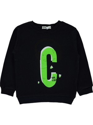 Civil Boys Erkek Çocuk Sweatshirt 1-4 Yaş Lacivert