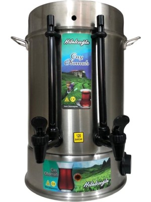 Hilalcioğlu 120 Bardak Çaymatik Çelik Çay Otomatı 14 L