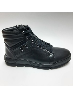 AdnanBozkaya Adnan Bozkaya   Deri Kışlık Erkek Bot