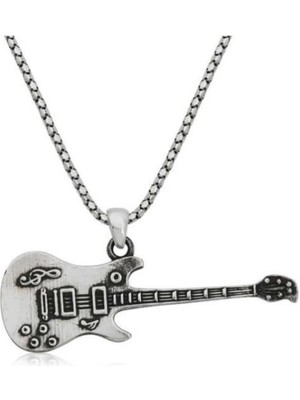 925 Gümüş Gitar 925 Ayar Gümüş  Kolye