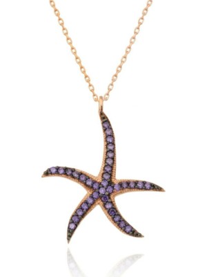 925 Gümüş Deniz Yıldızı 925 Ayar Gümüş  Kolye