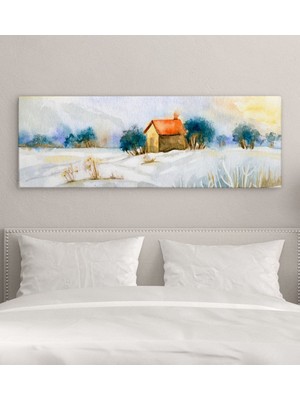 Bk Gift Yatak Odası Konseptli Panorama Kanvas Tablo 100X35CM-10