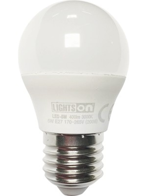 Lightson 6W E-27 Mini Top LED Ampul 6500K