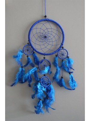 Miamantra Üç Gözlü Gece Mavisi Dream Catcher (16 Cm)