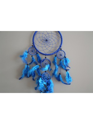 Miamantra Üç Gözlü Gece Mavisi Dream Catcher (16 Cm)