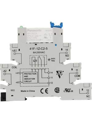 Panasonic 24V Dc Slim Röle+Soket