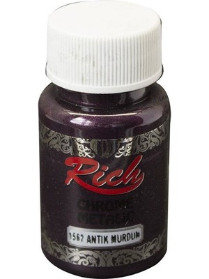 Rich Chrome Metalik Boya 50 ml 1562 Antik Mürdüm