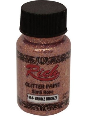 Rich Glitter Paint Simli Boya 50 ml 9004 Bronz