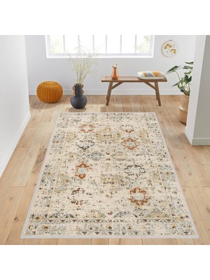 Rovigo Home Dijital Baskı Yıkanabilir Kaymaz Taban Salon Halısı