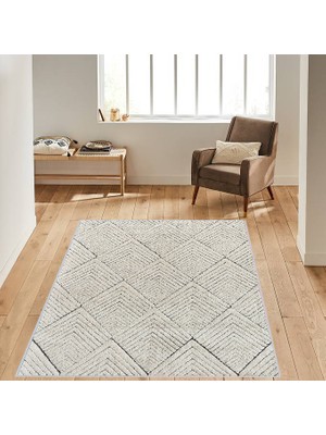 Rovigo Home Dijital Baskı Yıkanabilir Kaymaz Taban Salon Halısı
