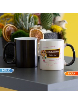 Hediyelen English Teacher Sihirli Kupa Bardak 004