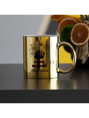 Hediyelen Makine Mühendisi Gold Kupa Bardak 003