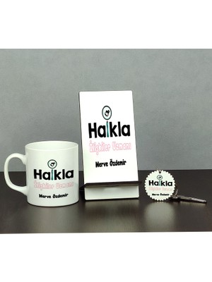 Hediyelen Halkla Ilişkiler Uzmanı Üçlü Set (Kupa + Telefon Standı + Anahtarlık)