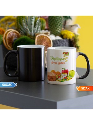 Hediyelen Diyetisyene Hediye Sihirli Kupa Bardak 002