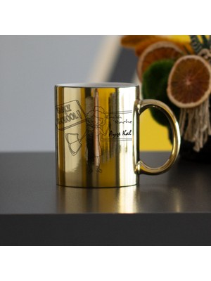 Hediyelen English Teacher Gold Kupa Bardak 002