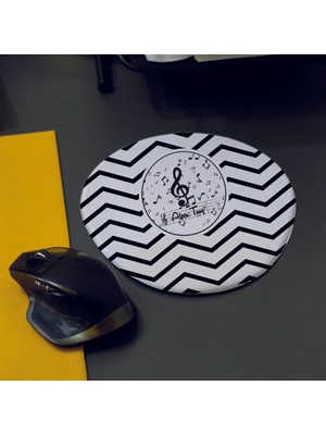 Hediyelen Müzik Öğretmenine Hediye Destekli Mouse Pad