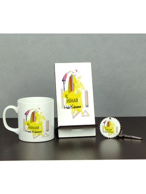 Hediyelen Iç Mimar Üçlü Set (Kupa + Telefon Standı + Anahtarlık)