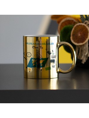 Hediyelen Uluslararası Ilişkiler Gold Kupa Bardak