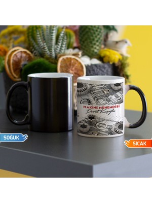 Hediyelen Makine Mühendisi Sihirli Kupa Bardak 001