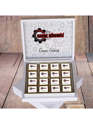 Hediyelen Makine Mühendisi Hediyelik Çikolata 007