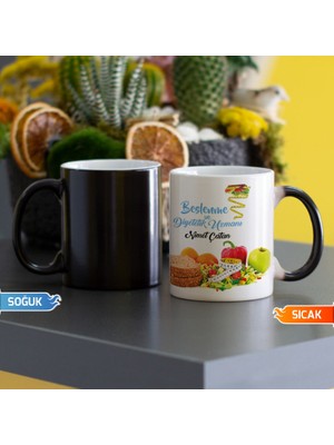 Hediyelen Beslenme ve Diyetetik Uzmanına Hediye Sihirli Kupa Bardak