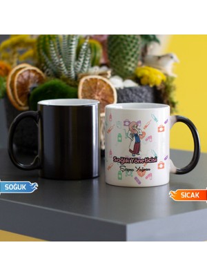 Hediyelen Sağlık Yöneticisi Sihirli Kupa Bardak