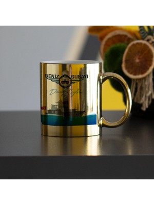 Hediyelen Deniz Subayı Gold Kupa Bardak