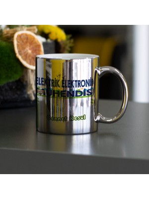 Hediyelen Elektrik Elektronik Mühendisi Gümüş Kupa Bardak 001