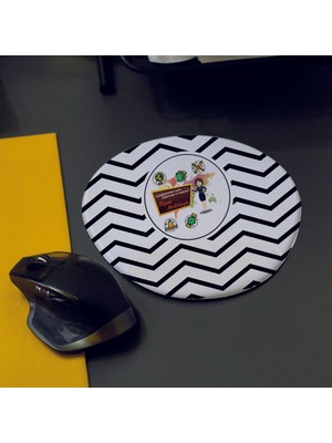 Hediyelen Coğrafya Öğretmeni Destekli Mouse Pad