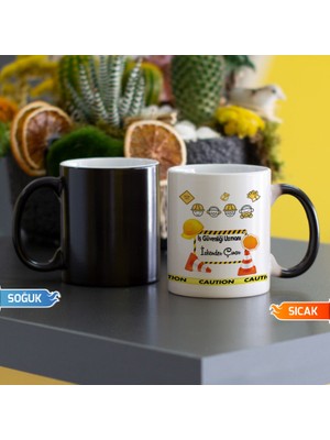 Hediyelen Iş Güvenliği Uzmanı Sihirli Kupa Bardak 001