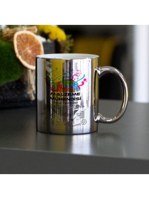 Hediyelen Malzeme Mühendisi Gümüş Kupa Bardak