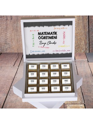 Hediyelen Matematik Öğretmeni Hediyelik Çikolata 001