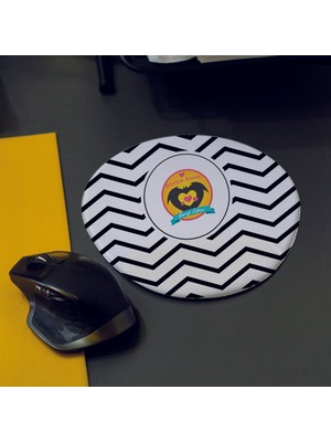 Hediyelen Süper Anneye Hediye Destekli Mouse Pad