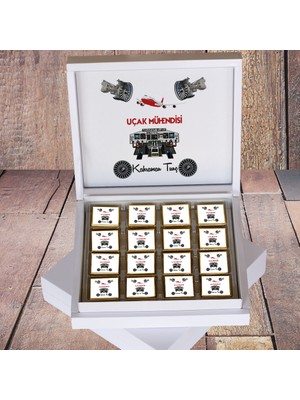 Hediyelen Uçak Mühendisi Hediyelik Çikolata