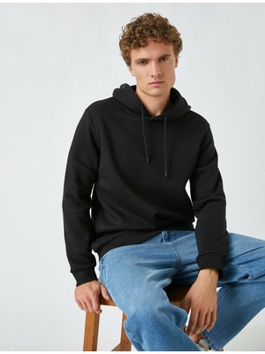 Koton Basic Kapsonlu Sweatshirt