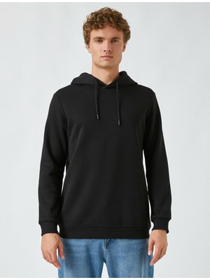 Koton Basic Kapsonlu Sweatshirt