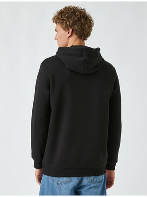 Koton Basic Kapsonlu Sweatshirt