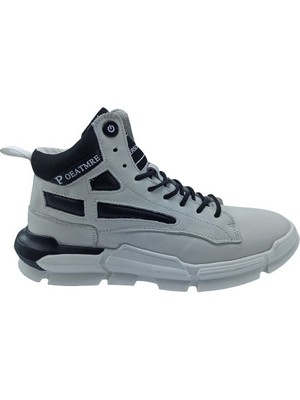 Guja 21K436 Beyaz Erkek Sneaker Bot Ayakkabı
