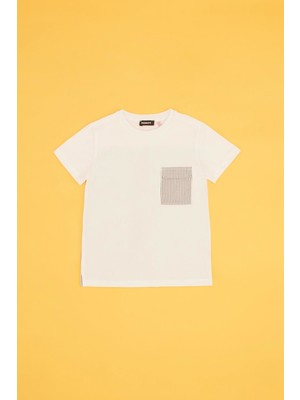 B&G Store Erkek Çocuk Beyaz T-Shirt