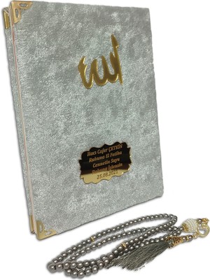 Tesbih Yasin Dünyası Inci Tesbihli Kadife Yasin 10 Adet Set